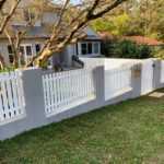 White Picket Fencing Flat Top